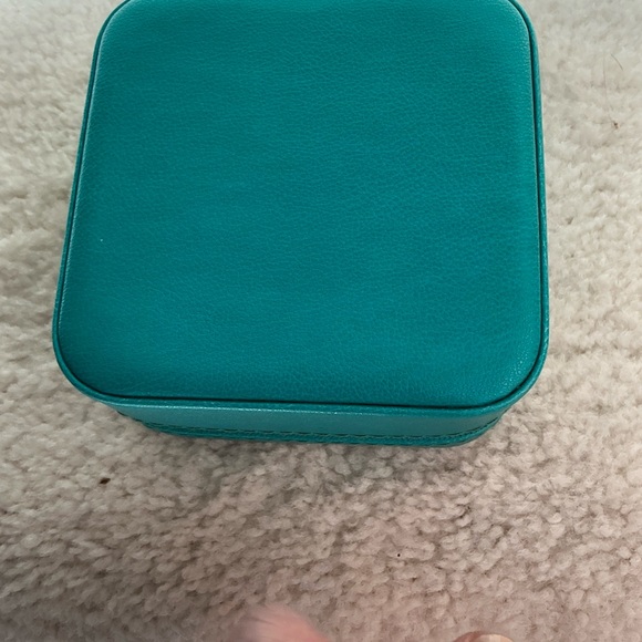 BRAND NEW EFFY TURQUOISE JEWELRY BOX HOLDER TRAVEL CASE - Picture 4 of 9